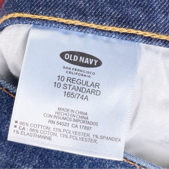 Old Navy Diva Skinny Jeans in Dawn Dark Wash Denim Women's Size 10 - Picture 5 of 7